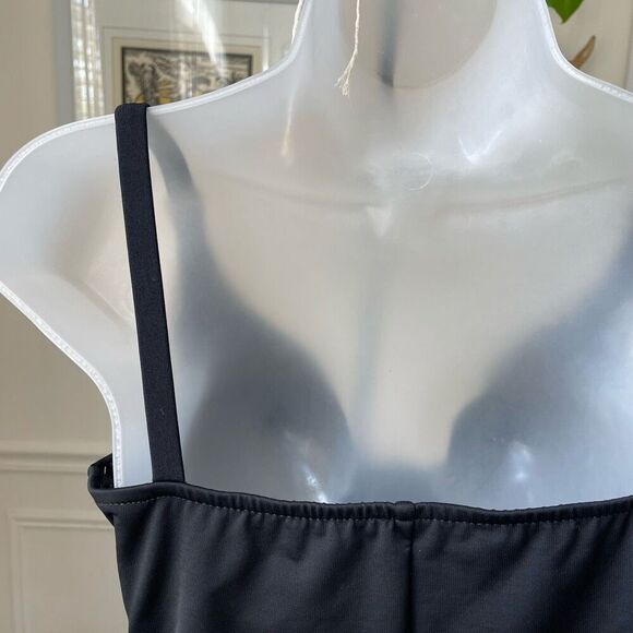 Vintage 90s MiracleSuit Black One Piece Swimsuit Union Label 14 - Picture 3 of 9